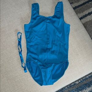 Kids Blue One-Piece Dance Suit